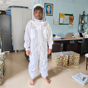 Wild Honey Bee Harvester's Protective Suit